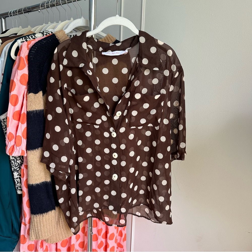 polka dot top
